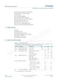 TFA9882UK/N1 Datasheet Pagina 2