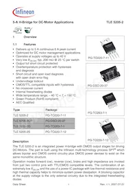 TLE52052GPAUMA1 Datasheet Cover