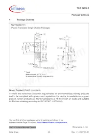 TLE52052GPAUMA1 Datasheet Page 20