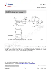 TLE52052GPAUMA1 Datasheet Page 21