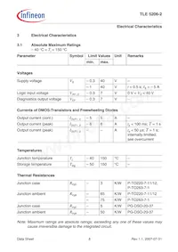 TLE5206-2GP Datasheet Page 8