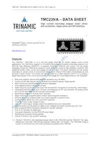 TMC239A-SA Datenblatt Cover