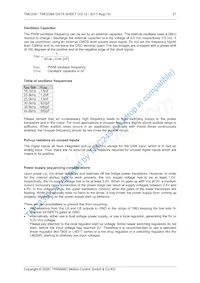 TMC239A-SA Datasheet Page 21