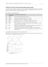 TMC246B-PA Datasheet Pagina 16