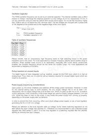 TMC246B-PA Datasheet Pagina 19