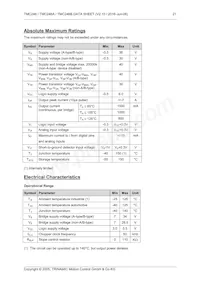 TMC246B-PA Datasheet Page 21
