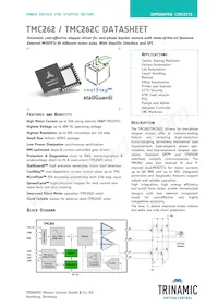 TMC262C-LA Datasheet Cover