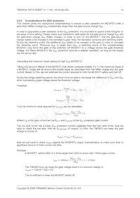TMC603A-LA Datasheet Page 14