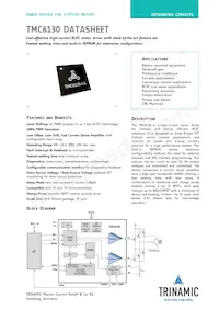 TMC6130-LA-T Datasheet Cover