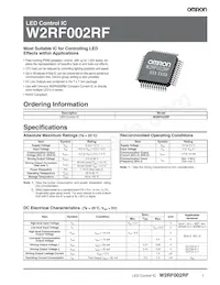 W2RF002RF Datasheet Cover