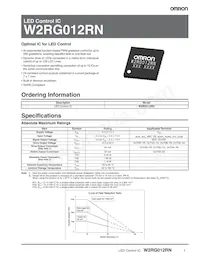 W2RG012RN Datenblatt Cover