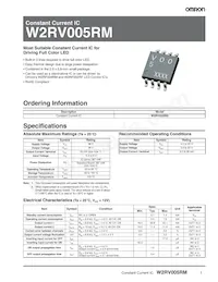 W2RV005RM Datasheet Cover