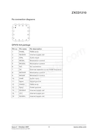 ZXCD1210JB16TA Datasheet Page 3