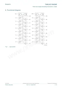 74ALVC164245BX Datasheet Page 2