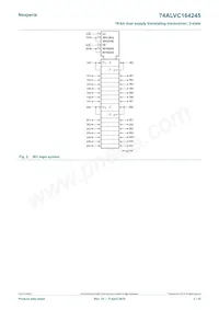 74ALVC164245BX Datasheet Page 3