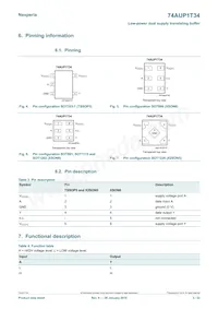 74AUP1T34GF Datasheet Page 3