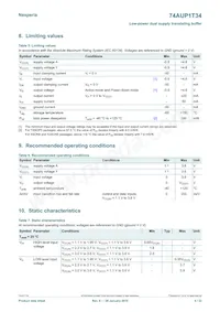 74AUP1T34GF Datasheet Page 4