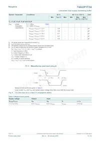 74AUP1T34GF Datasheet Page 12