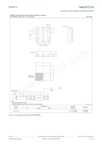 74AUP1T34GF Datasheet Page 18
