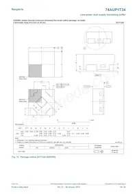 74AUP1T34GF Datasheet Page 19