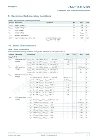 74AUP1T34GW-Q100H Datasheet Page 4