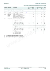 74AVC1T45GM-Q100H Datasheet Page 7