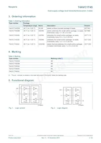 74AVC1T45GN Datasheet Page 2
