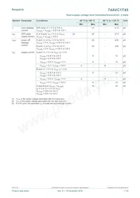 74AVC1T45GN Datasheet Page 7