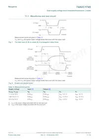 74AVC1T45GN Datasheet Page 11