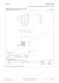 74AVC1T45GN Datasheet Page 17
