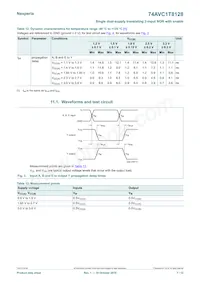 74AVC1T8128GSX Datasheet Page 7