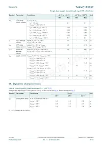 74AVC1T8832GSX Datasheet Page 6