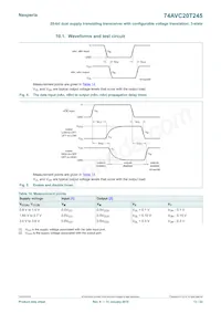 74AVC20T245BX Datasheet Page 13
