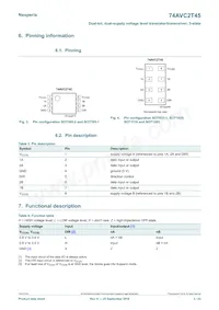 74AVC2T45GD Datasheet Page 3