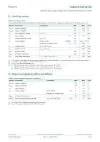 74AVC2T45GD-Q100H數據表 頁面 4