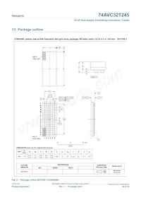 74AVC32T245EC Datasheet Page 20