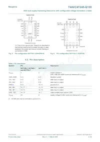 74AVC4T245BQ-Q100X Datasheet Page 4