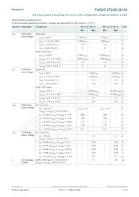 74AVC4T245BQ-Q100X Datasheet Page 7