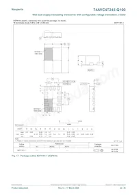 74AVC4T245BQ-Q100X Datasheet Page 22