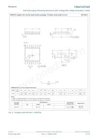 74AVC4T245D Datasheet Page 20