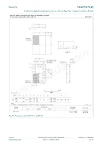 74AVC4T245D Datasheet Page 22