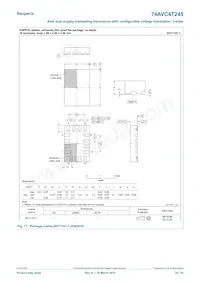 74AVC4T245D數據表 頁面 22