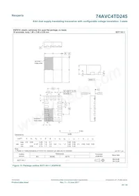 74AVC4TD245GU Datenblatt Seite 20