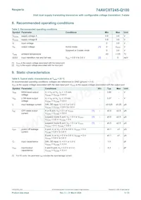 74AVC8T245PW-Q100J Datasheet Page 5