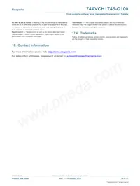 74AVCH1T45GM-Q100H Datasheet Page 20