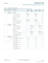 74AVCH1T45GN Datasheet Page 6