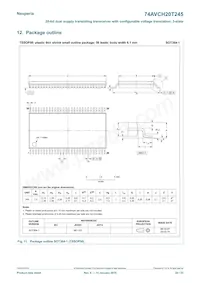 74AVCH20T245DGG數據表 頁面 20