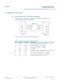 74AVCH2T45GD Datasheet Page 16