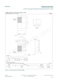74AVCH2T45GD Datasheet Page 21