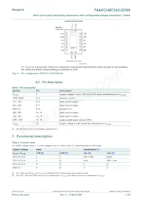 74AVCH4T245D-Q100J Datenblatt Seite 4